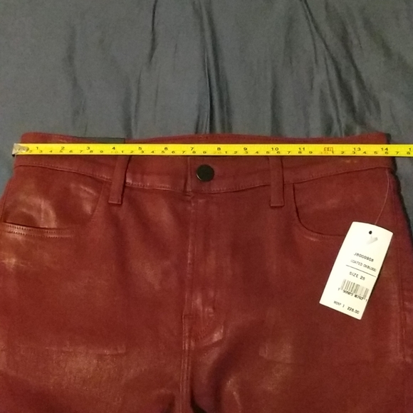 J Brand Alana High Rise Crop Skinny Coated Jeans - Picture 6 of 8